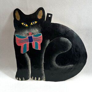Black Cat Wall Hanging